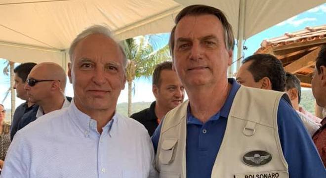 Foto de Bolsonaro e Belmonte