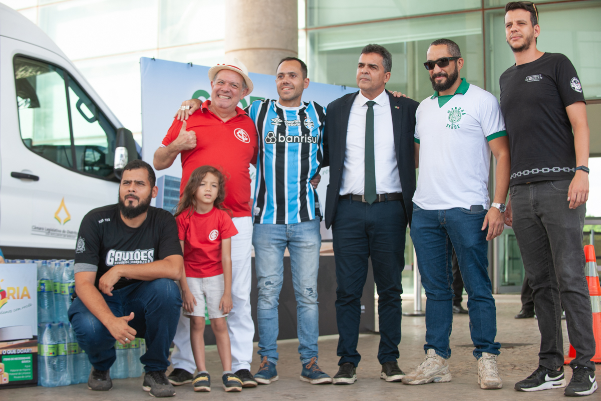 EM SOLIDARIEDADE AOS GAÚCHOS Torcidas organizadas do DF se unem e