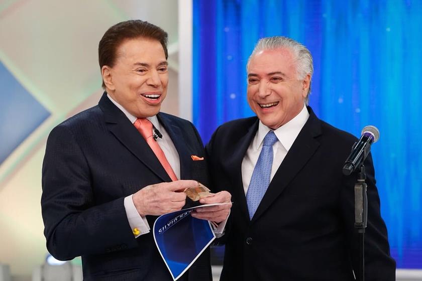 Sílvio Santos recebe Temer em seu programa para falar da reforma da previdência