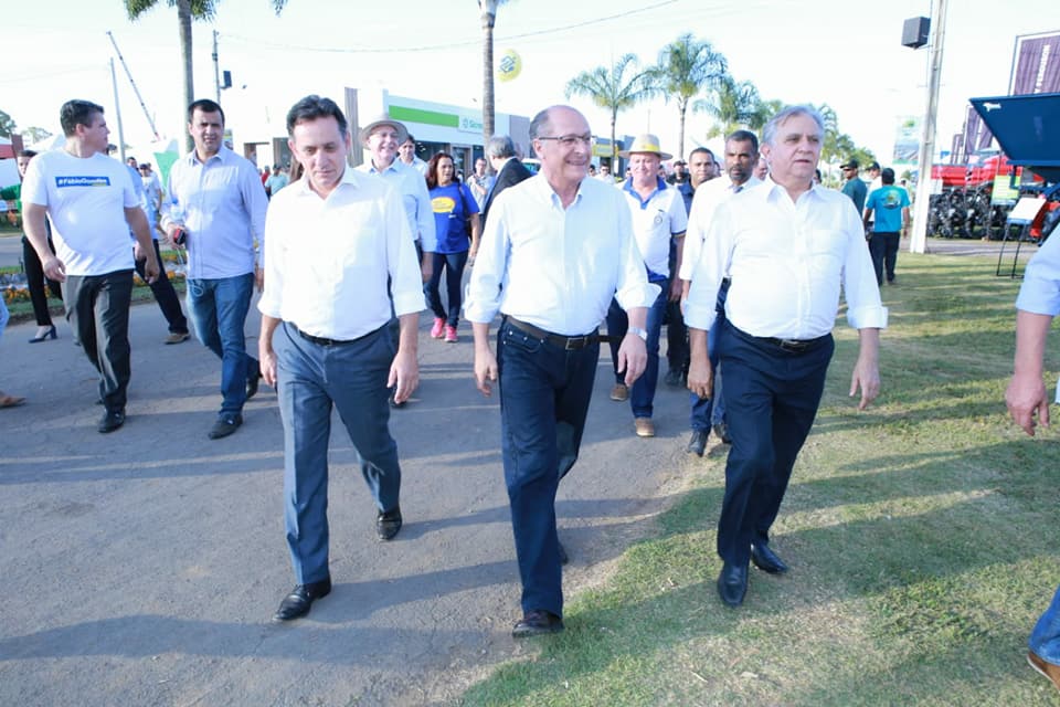Alckmin visitou a AgroBrasília 2018 junto com Izalci Lucas