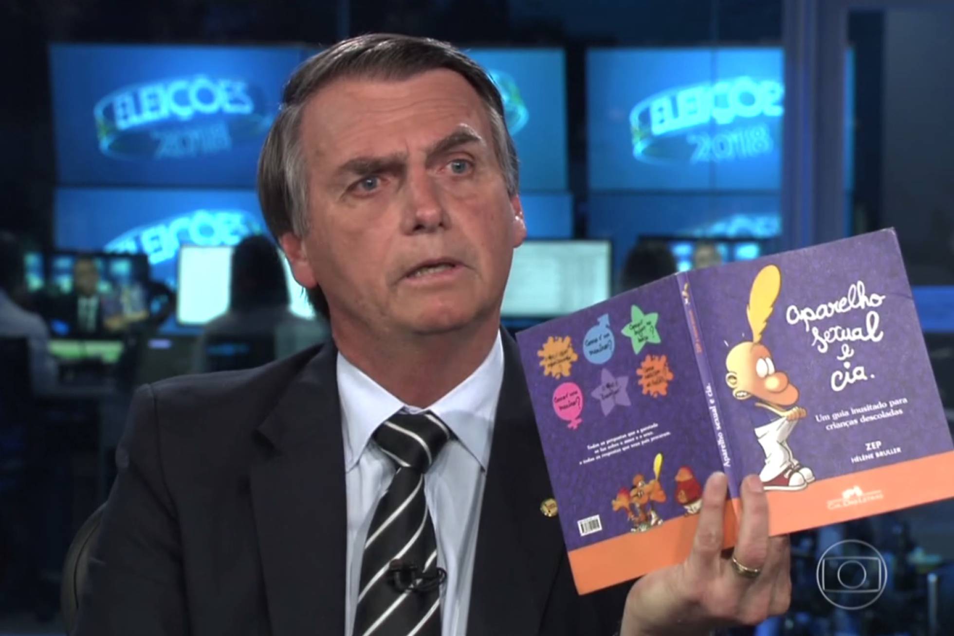 Bolsonaro mentiu ao falar de livro de educação sexual no ‘Jornal Nacional’