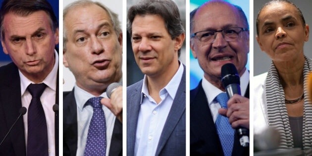 Ibope para presidente, votos válidos: Bolsonaro, 41%; Haddad, 25%; Ciro, 13%; Alckmin, 8%