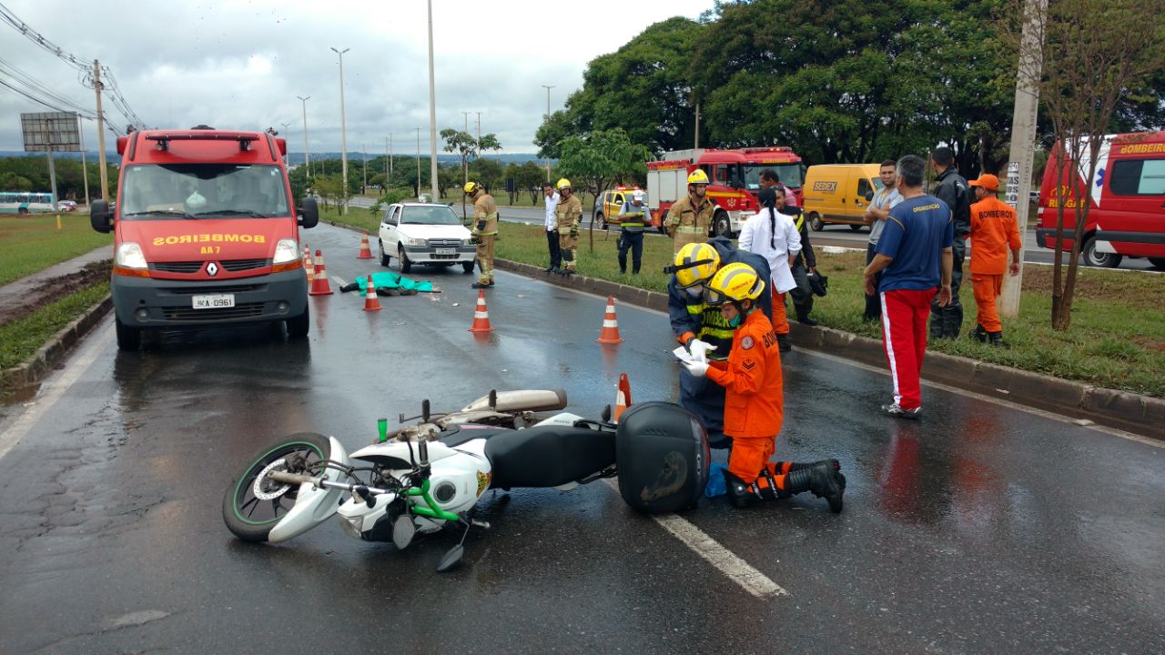 Acidentes de trânsito caem 50% em abril no DF