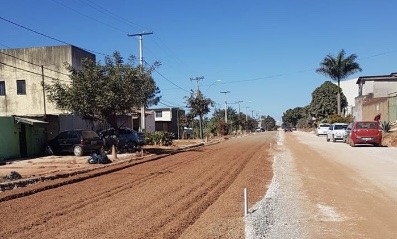 GDF segue avançando com as obras de drenagem e pavimentação em Vicente Pires