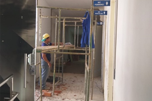 Núcleo de Patologia Clínica do Hospital Regional do Gama passa por reforma