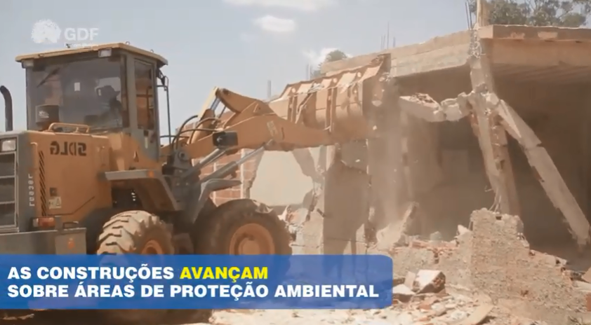 DF LEGAL | GDF combate ocupações irregulares em área de proteção ambiental