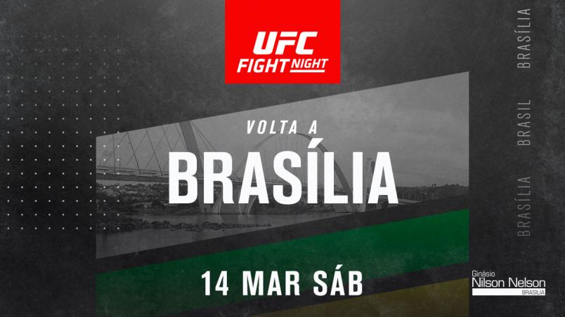 MAIS UMA EDIÇÃO NA CAPITAL | UFC Brasília será em março no ginásio Nilson Nelson