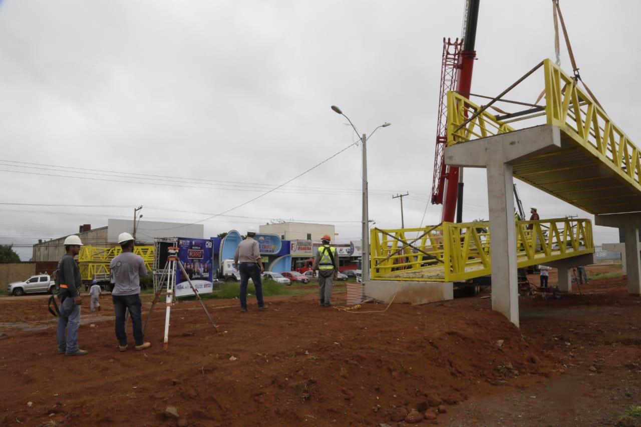 VALPARAÍSO | Cidade ganha a segunda passarela sob a gestão do prefeito Pábio Mossoró
