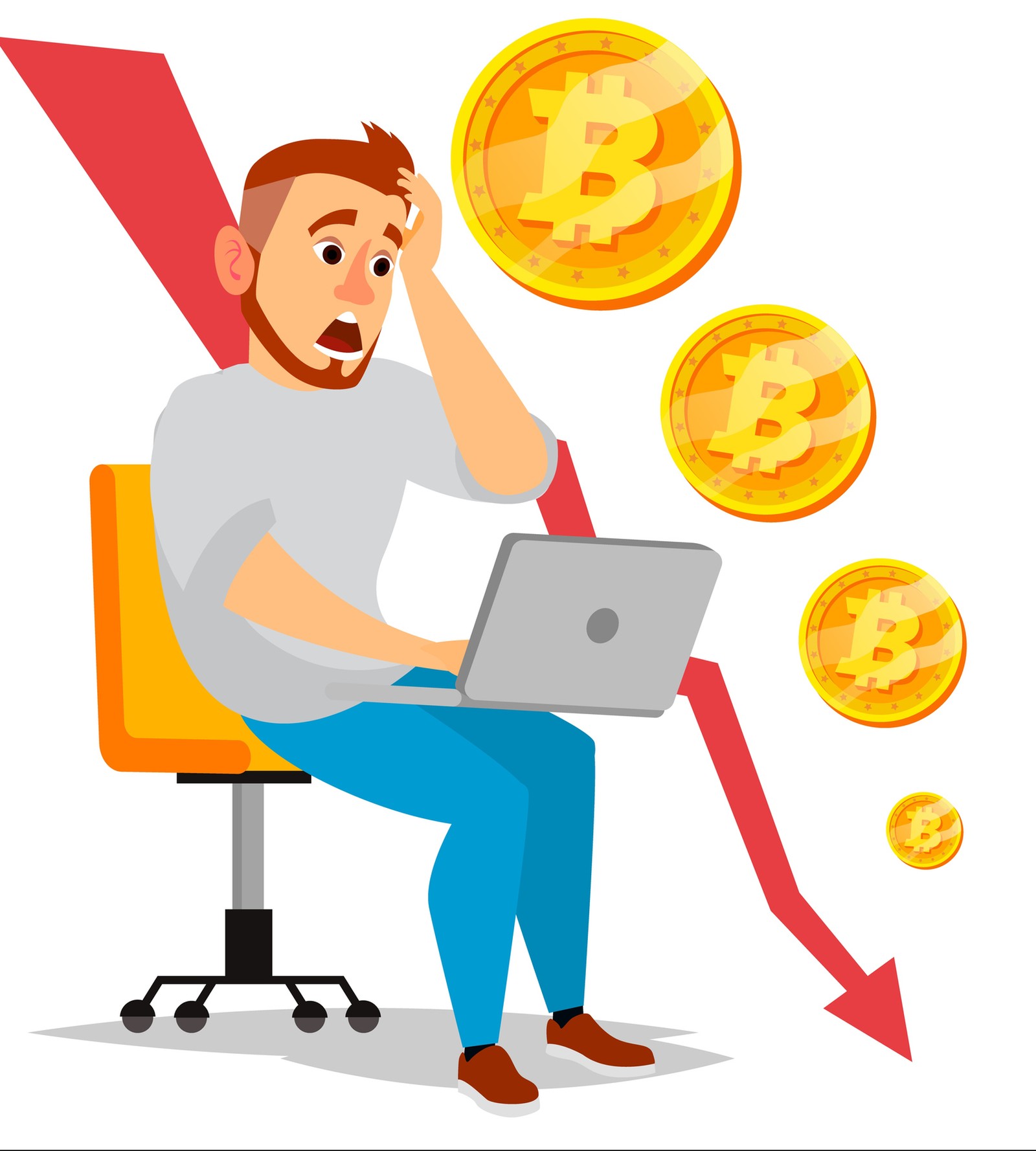 CRIPTOMOEDA | Bitcoin tem queda de 50% em apenas uma semana