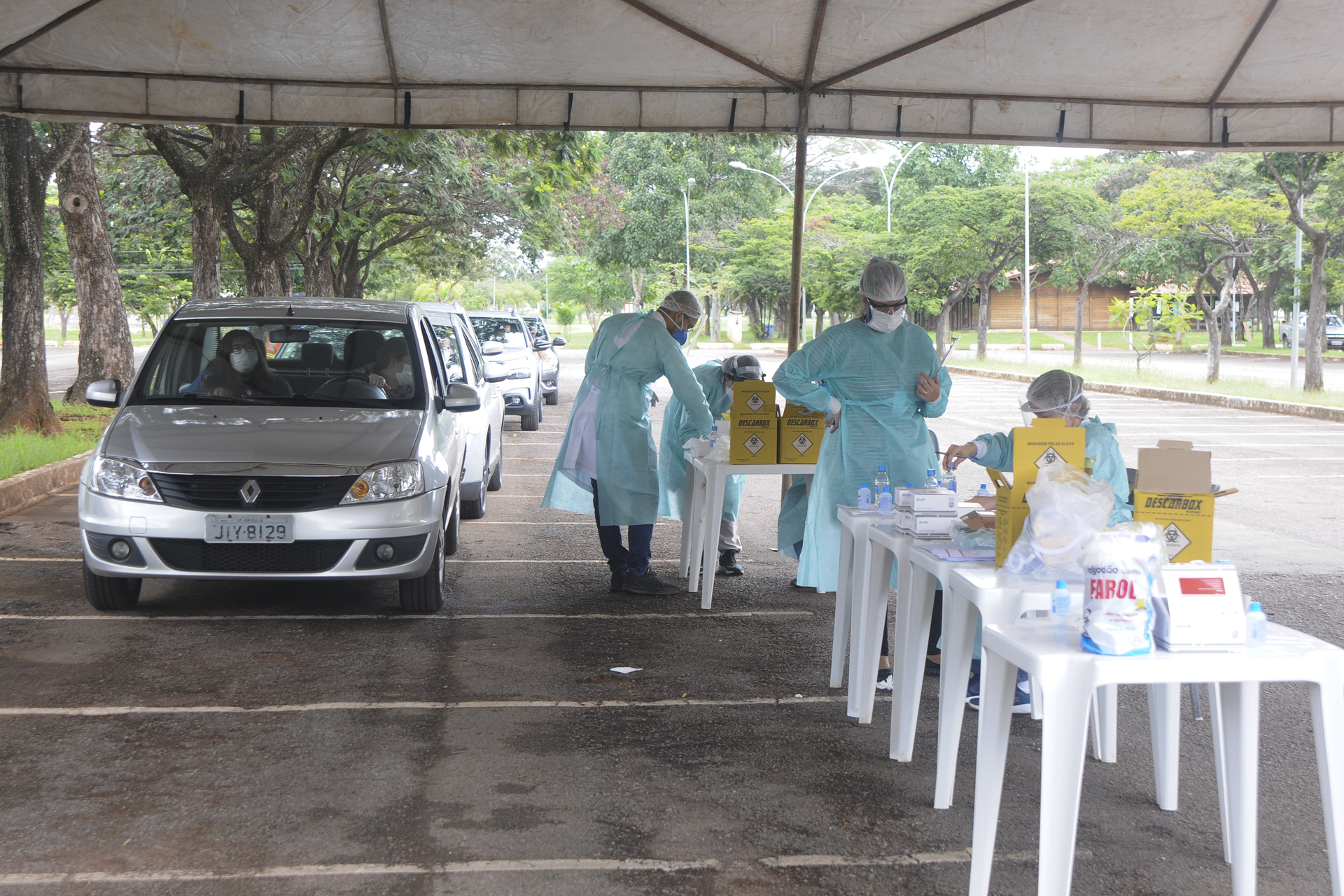 3.196 TESTES FORAM APLICADOS | Primeiro dia de testagem em massa detecta 46 pessoas com Covid-19 em Águas Claras e no Plano Piloto