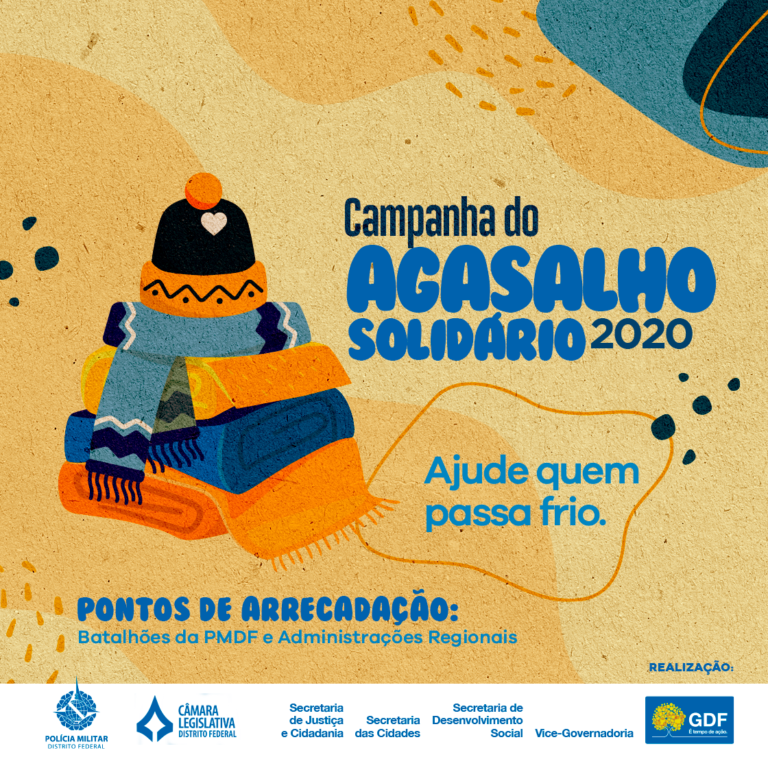 AJUDA AO PRÓXIMO | GDF lança 2ª edição da Campanha Agasalho Solidário