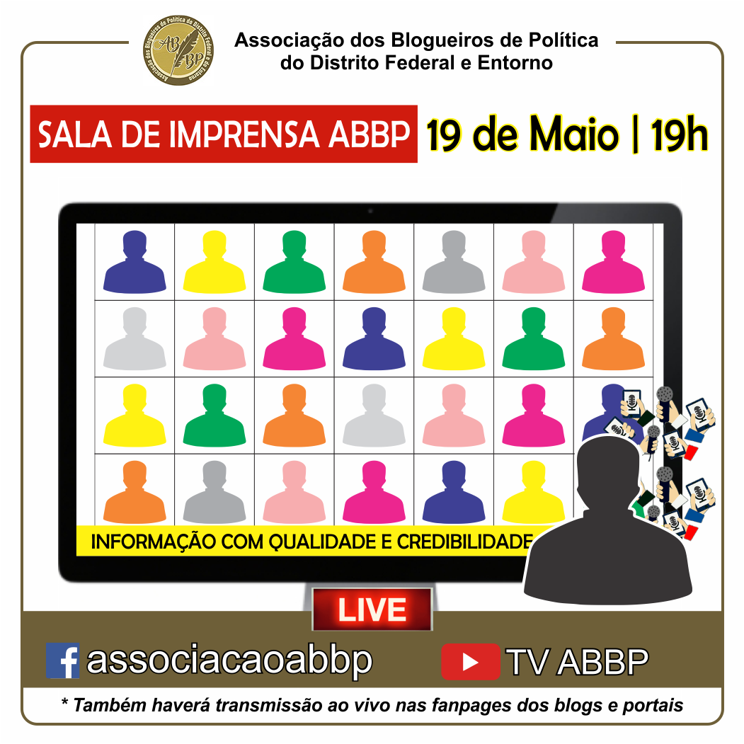 SALA DE IMPRENSA | ABBP lança projeto de entrevistas coletivas online com autoridades do DF e Entorno