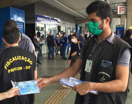 NÃO SAIA SEM MÁSCARA | GDF põe 300 fiscais nas ruas para cobrar o uso obrigatório do equipamento de proteção