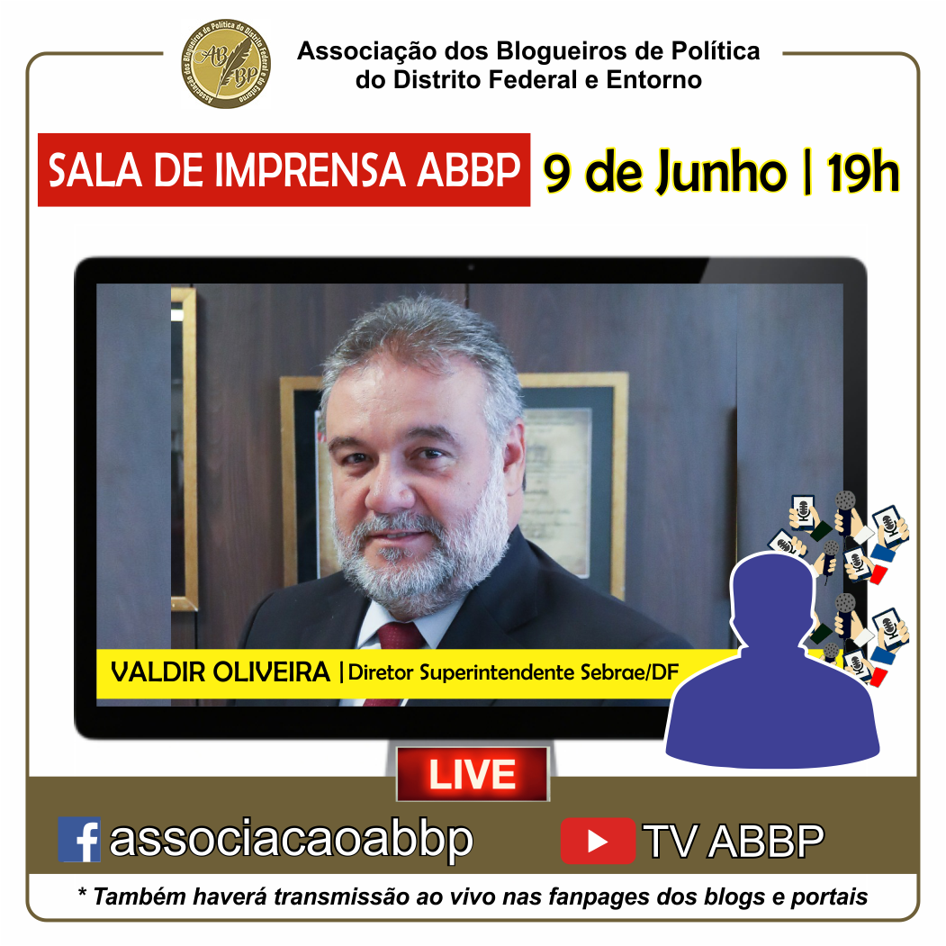 SALA DE IMPRENSA ABBP | Valdir Oliveira, do Sebrae/DF, é o entrevistado desta terça (09)