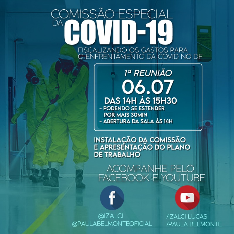 COMBATE À COVID NO DF | Congresso instala comissão temporária para acompanhar ações do GDF no enfrentamento a doença