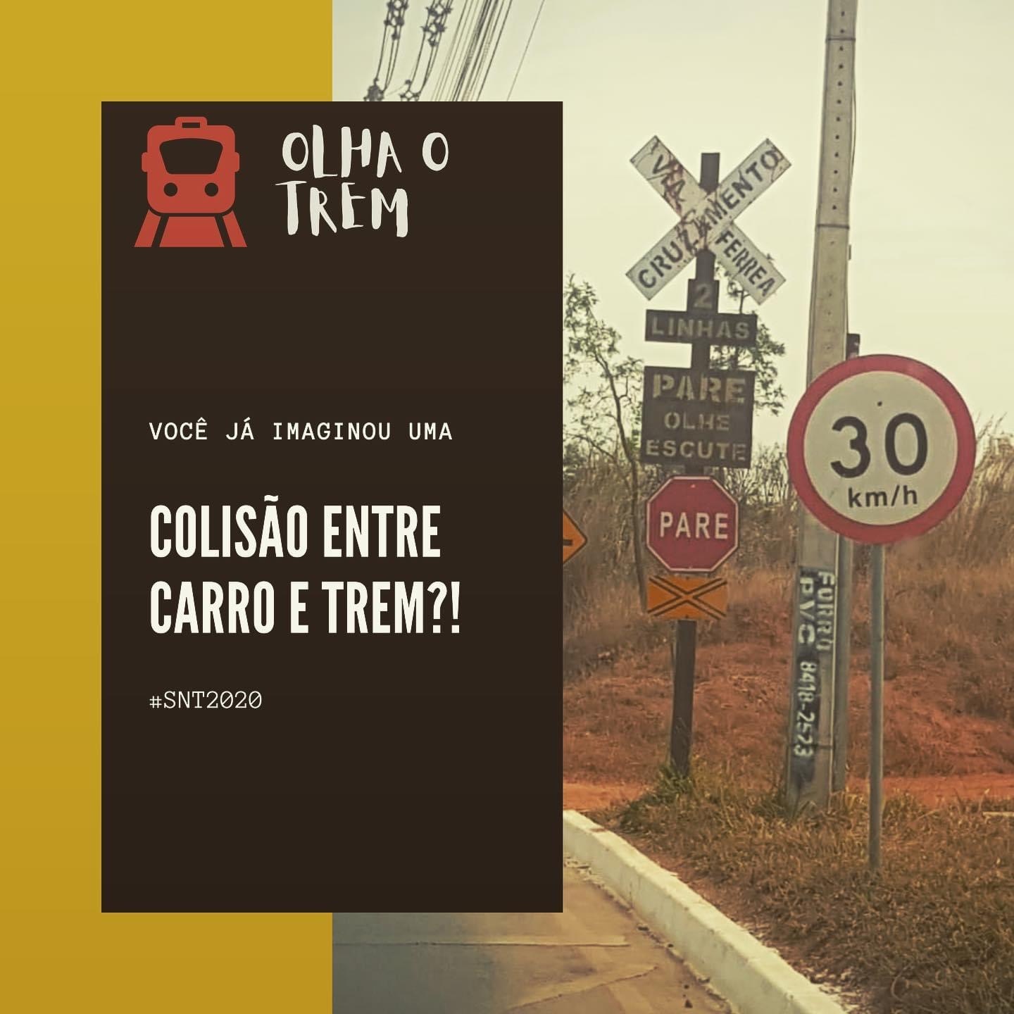 SIMULAÇÃO DE ACIDENTE | Detran-DF realiza ação educativa sobre a linha do trem no SIA