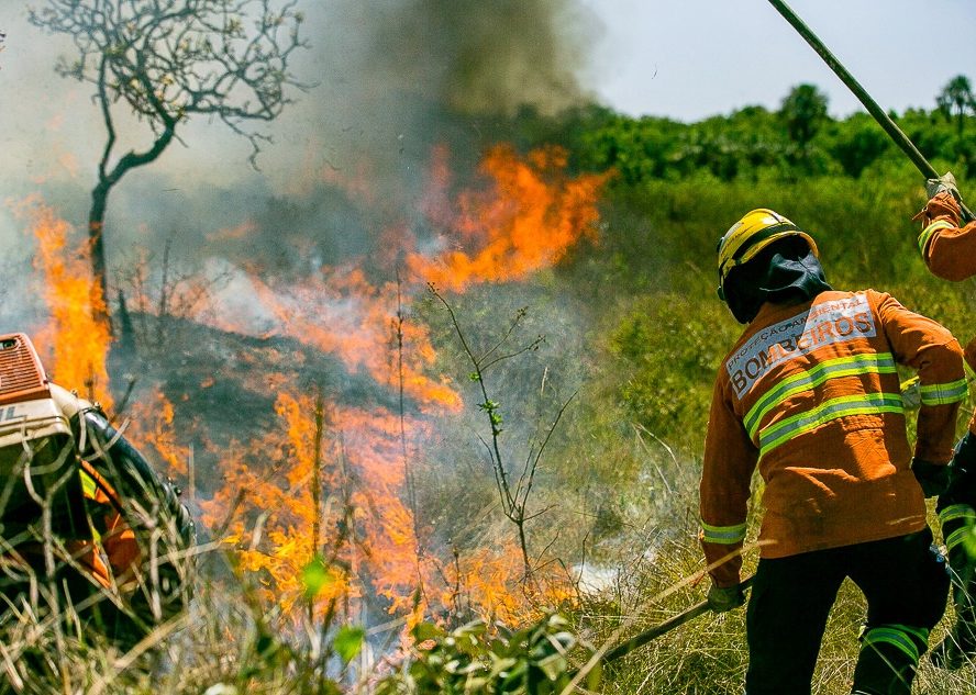 DF EM ALERTA | Bombeiros reforçam ações de prevenção aos incêndios florestais nesse período de seca