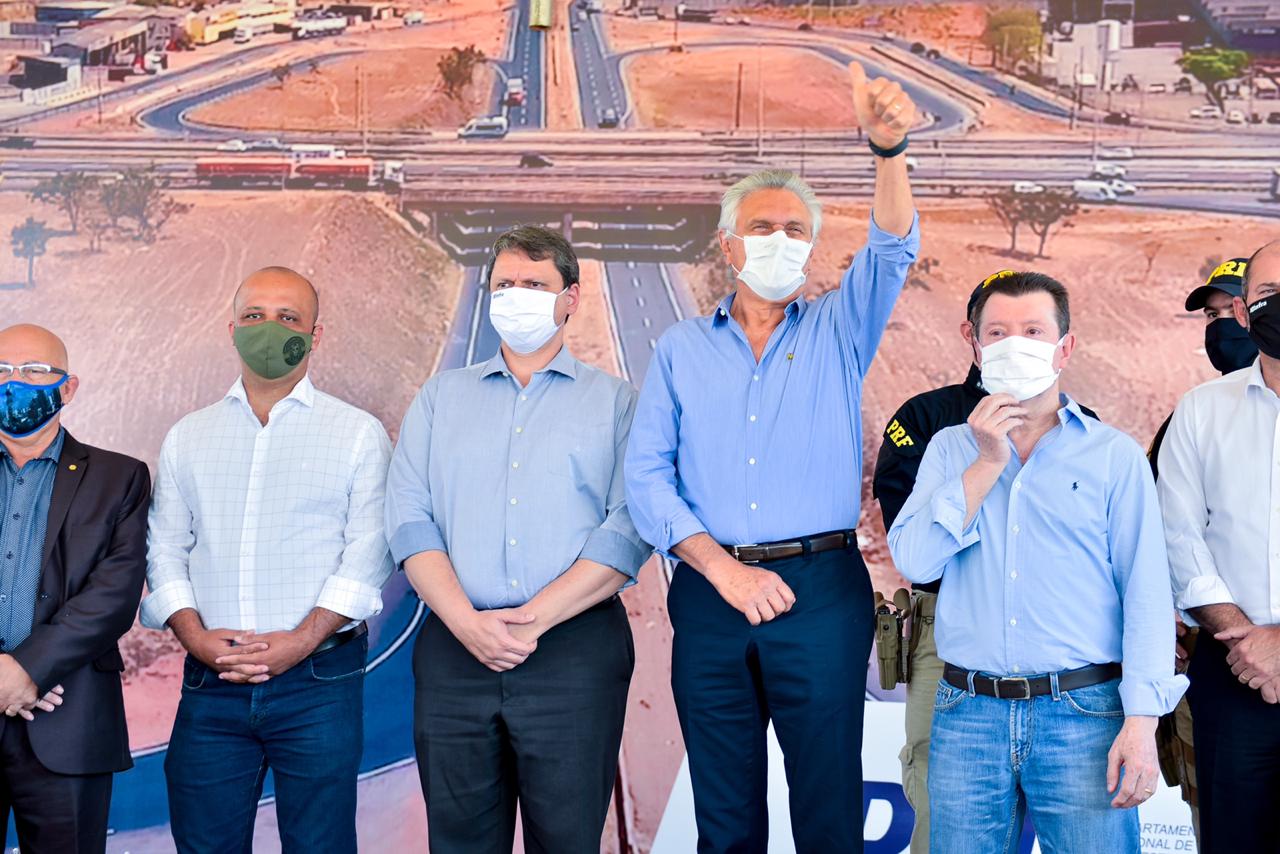 PARCERIA DE SUCESSO | Com apoio do governo Bolsonaro, Caiado entrega anel viário de Aparecida de Goiânia