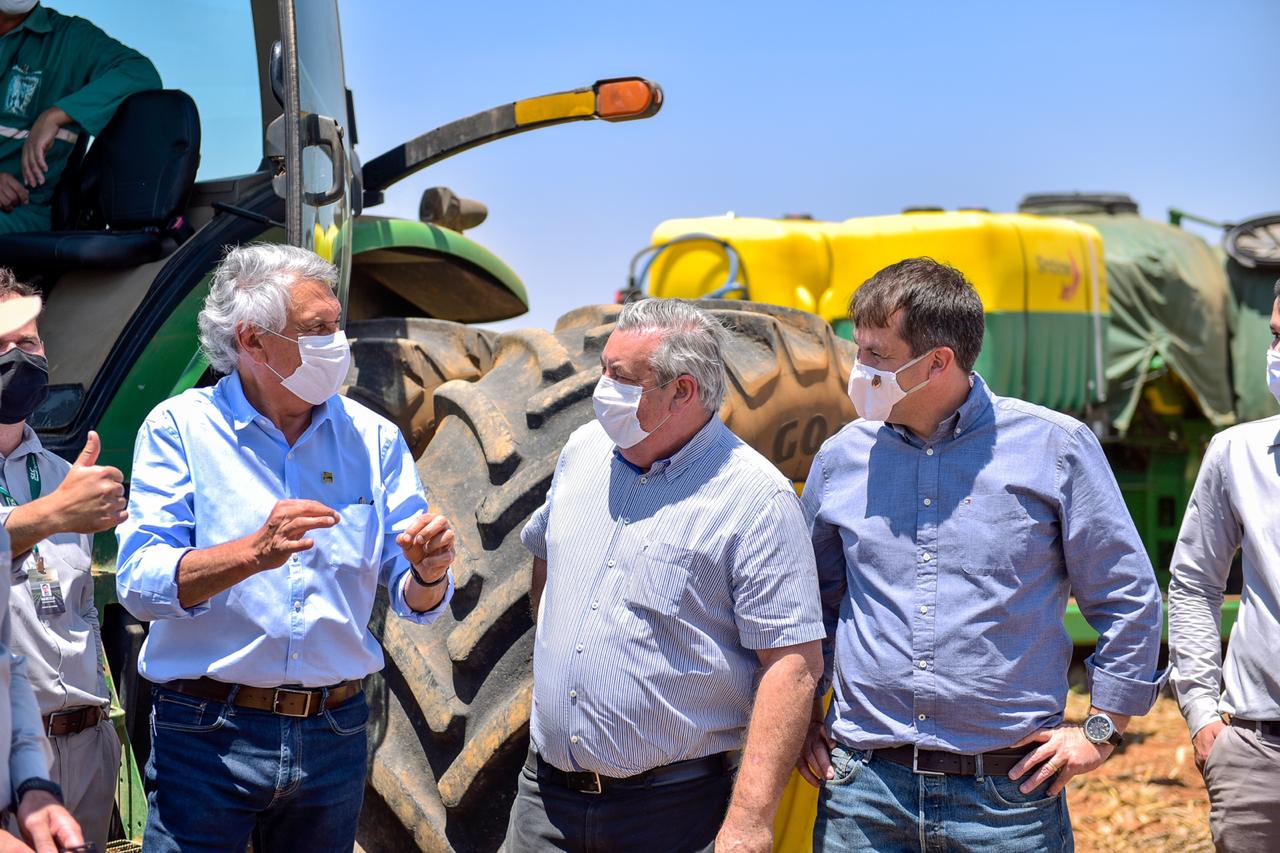 SAFRA 2020/2021 | Caiado chama produtores goianos de “verdadeiros heróis” em evento de abertura do plantio de soja em Cristalina (GO)