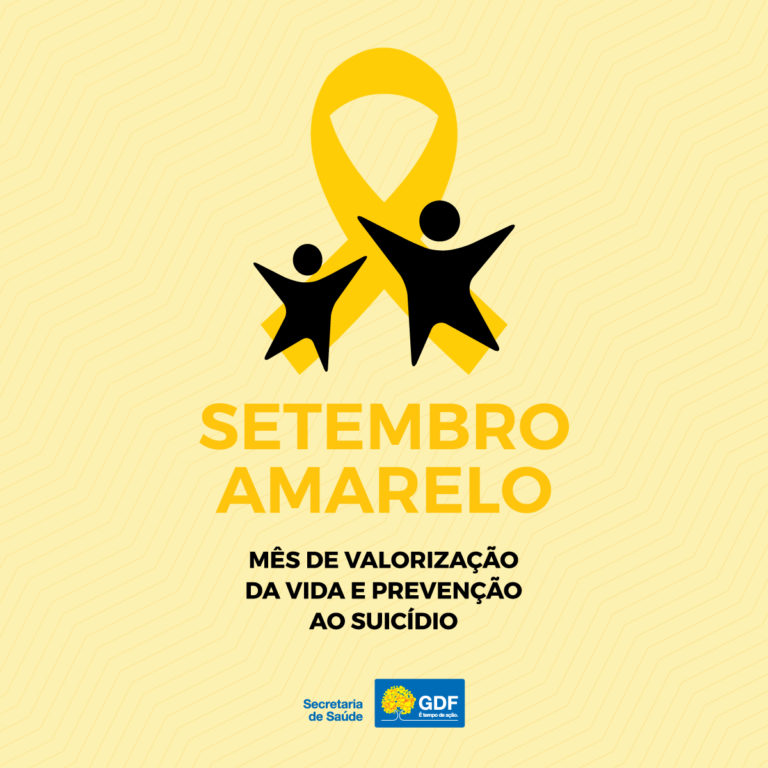 SETEMBRO AMARELO | Combate ao suicídio é lembrado durante o mês