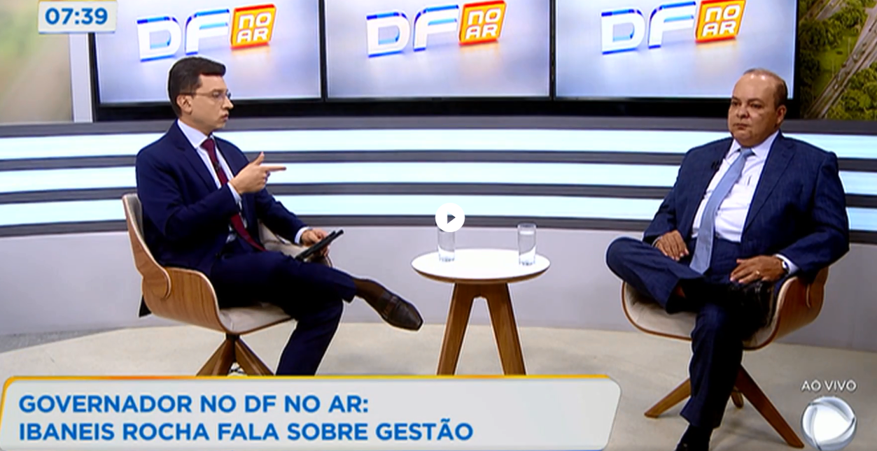EM ENTREVISTA À RECORD | Ibaneis afirmou que seu governo enfrentou a pandemia sem parar o DF