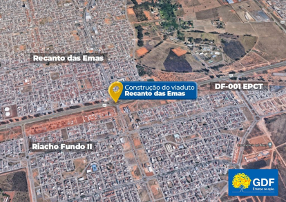 60 MIL VEÍCULOS POR DIA | Viaduto do Recanto vai desafogar trânsito da região