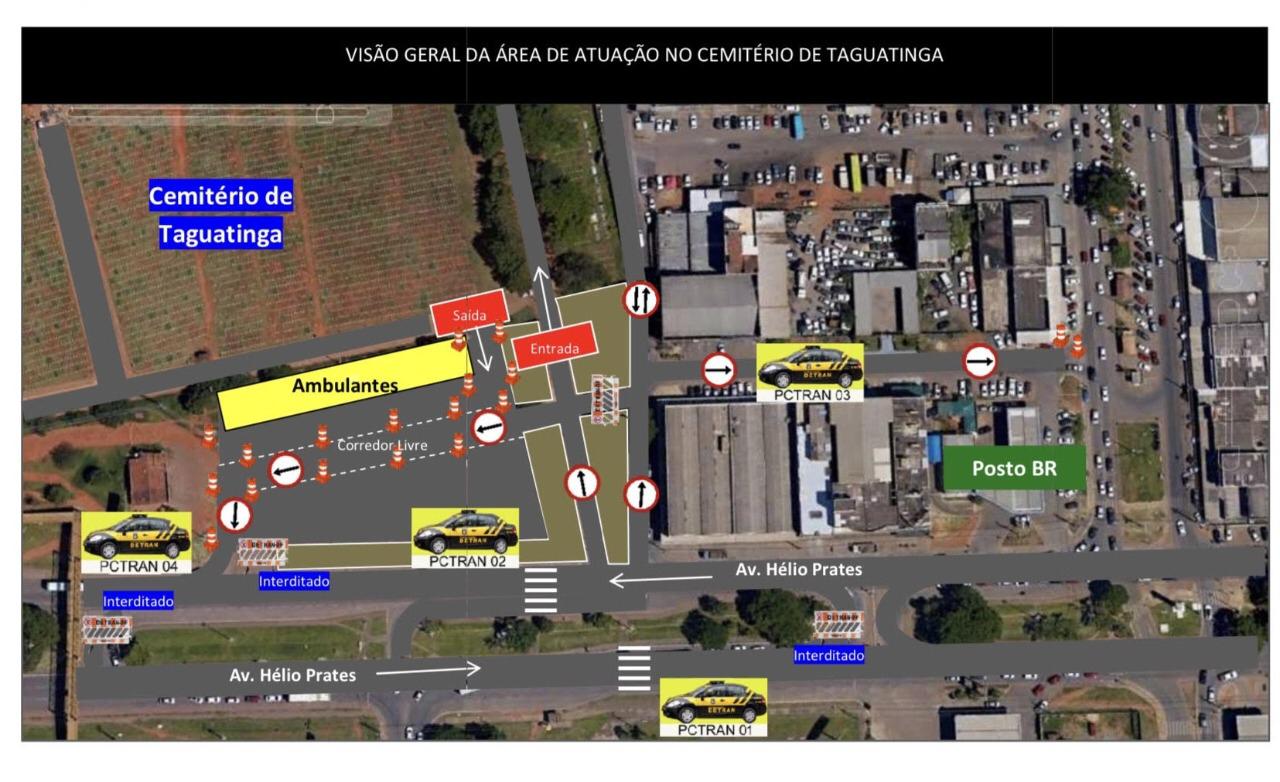 ATENÇÃO, MOTORISTAS | Dia de Finados terá intervenções no trânsito nas proximidades dos cemitérios