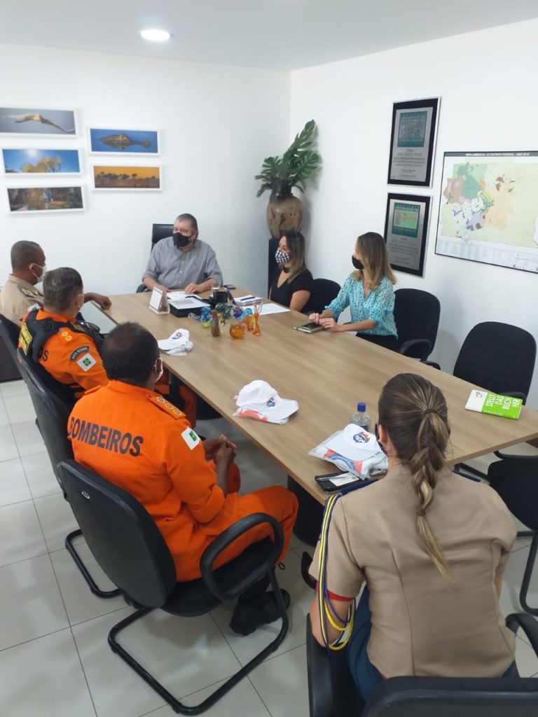 PLANEJAMENTO PARA 2021 | Sema e Corpo de Bombeiros reforçam parceria para prevenir e combater incêndios no DF