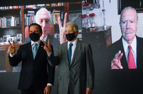 QUERENDO MOSTRAR FORÇA | Doria promove evento em prol da vacina com os ex-presidentes Sarney, FHC e Temer
