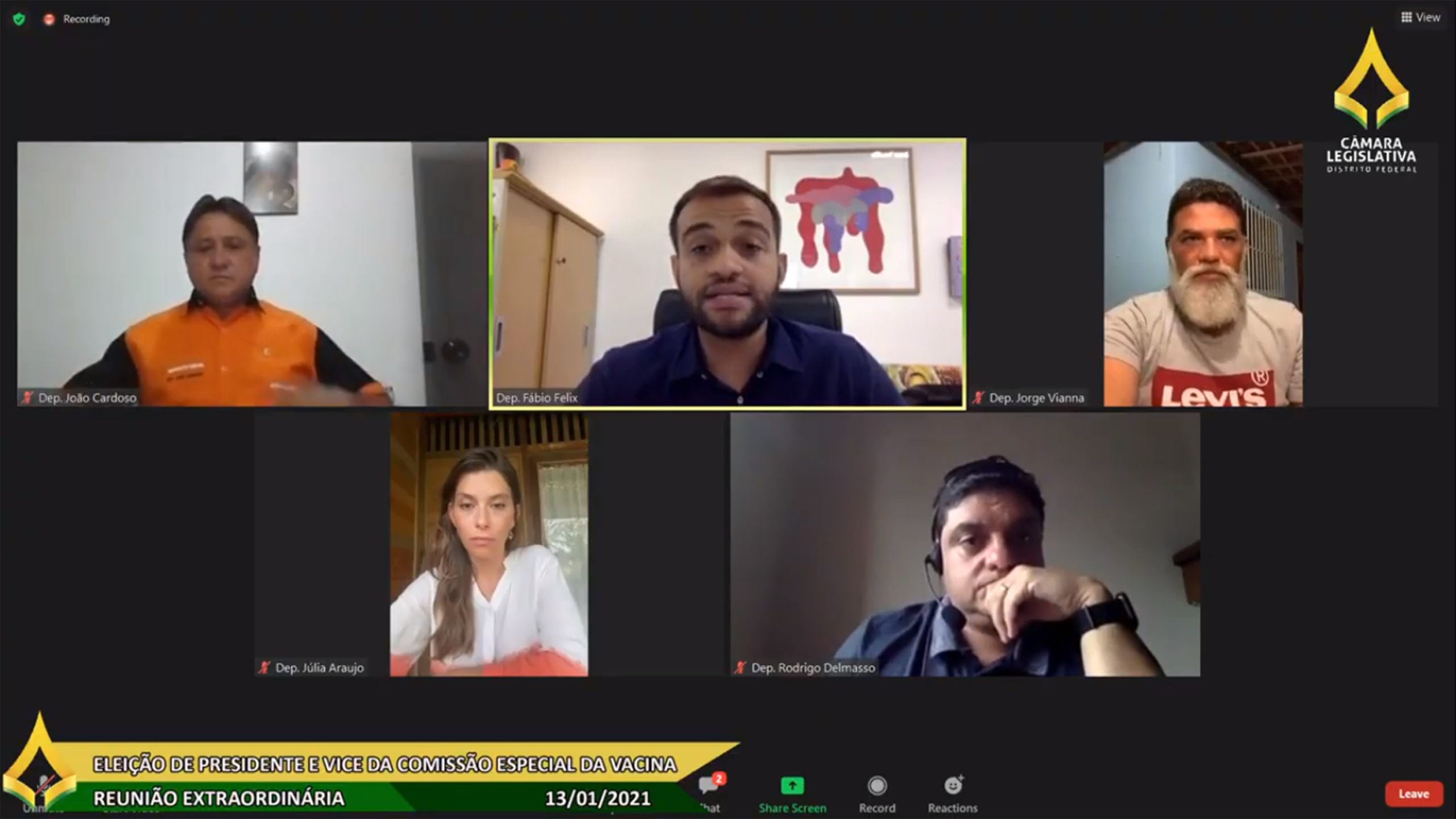 VACINAÇÃO NO DF | Câmara Legislativa instala comissão especial para fiscalizar campanha de vacinação na capital federal