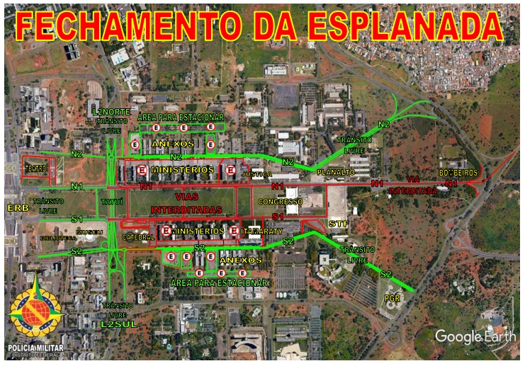 ESPLANADA FECHADA NA SEGUNDA (1º) | Secretaria de Segurança Pública realiza esquema especial de segurança para retorno dos trabalhos no Congresso