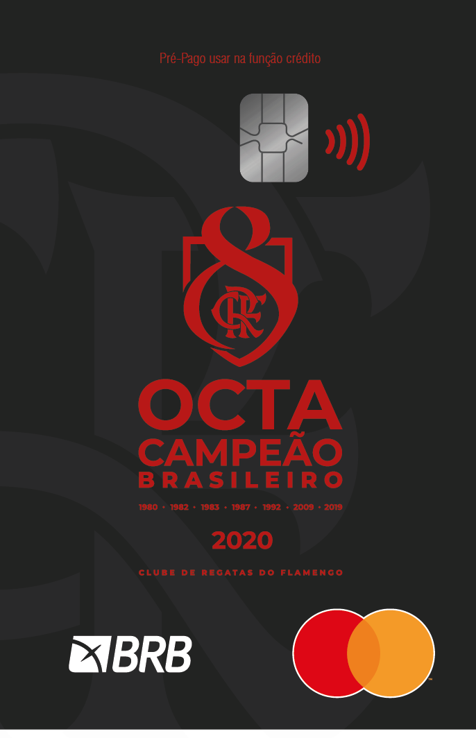 EM COMEMORAÇÃO AO OITAVO TÍTULO | Nação BRB Fla lança cartão pré-pago especial