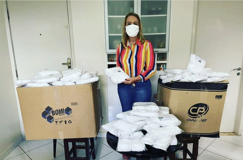 DE OLHO NO ENTORNO | Deputada Lêda Borges pode ser investigada por distribuir cestas básicas e máscaras em Valparaíso