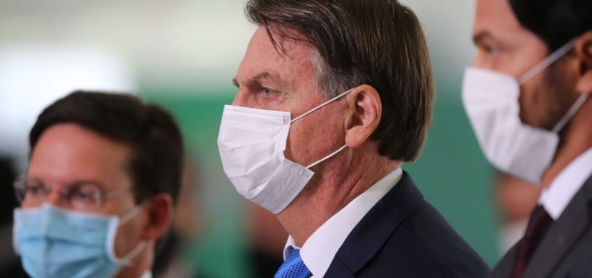 jair bolsonaro em pronunciamento à imprensa