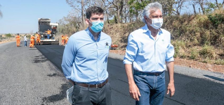 Ronaldo Caiado e Pedro Sales da Goinfra