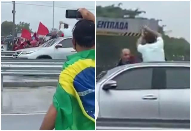 PROVOCOU ESQUERDISTAS | Bolsonaro faz “gestos de roubo” para manifestantes em Maceió