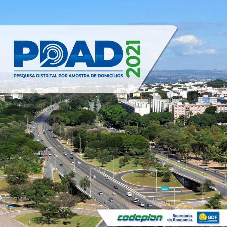 PDAD 2021 | Codeplan inicia coleta de dados da população do DF