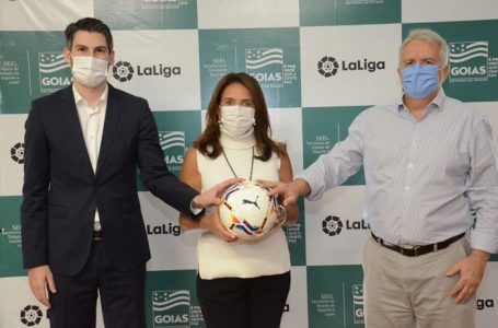 PARCERIA INÉDITA | Governo de Goiás e entidade espanhola de futebol anunciam acordo para projetos sociais no esporte