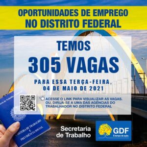 AGÊNCIAS DO TRABALHADOR | Confira as 305 oportunidades de emprego desta terça (4)