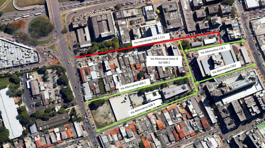 A PARTIR DE SÁBADO (17) | GDF interdita ruas no centro de Taguatinga para construir nova rede de drenagem pluvial