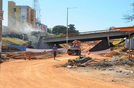 TÚNEL DE TAGUATINGA | Obras avançam com demolição do viaduto da Samdu