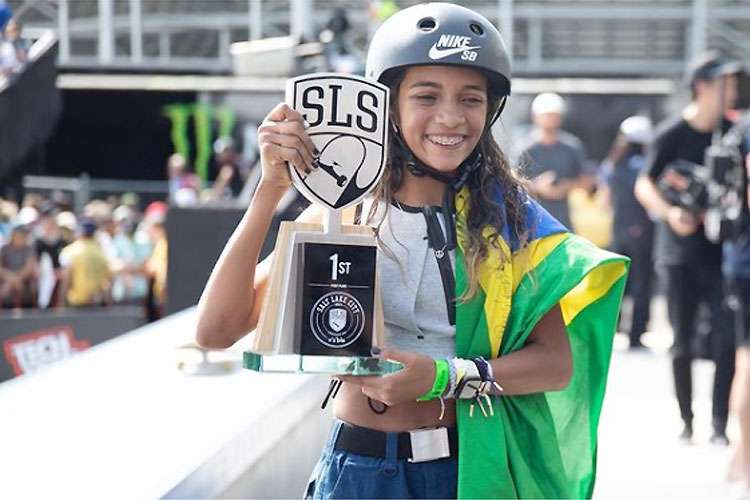 BRILHOU NOVAMENTE | Rayssa Leal vence Mundial de Skate Street após acertar última manobra