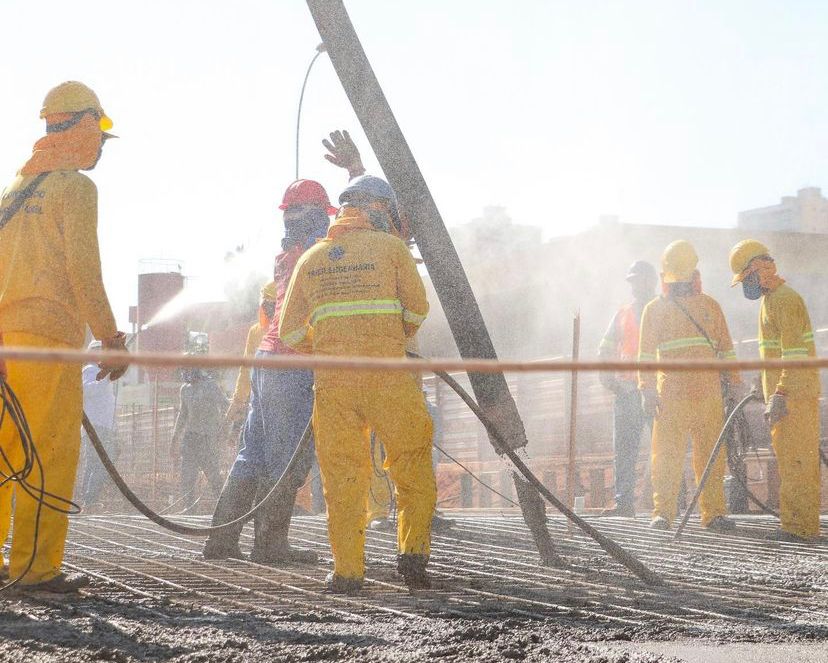 TÚNEL DE TAGUATINGA | Obras chegam a 45% de execução e entram na fase de concretagem da laje