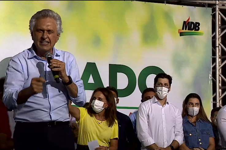 JUNTOS POR GOIÁS | “O MDB me deu o maior presente que eu queria”, diz Caiado ao comemorar a aliança com o partido