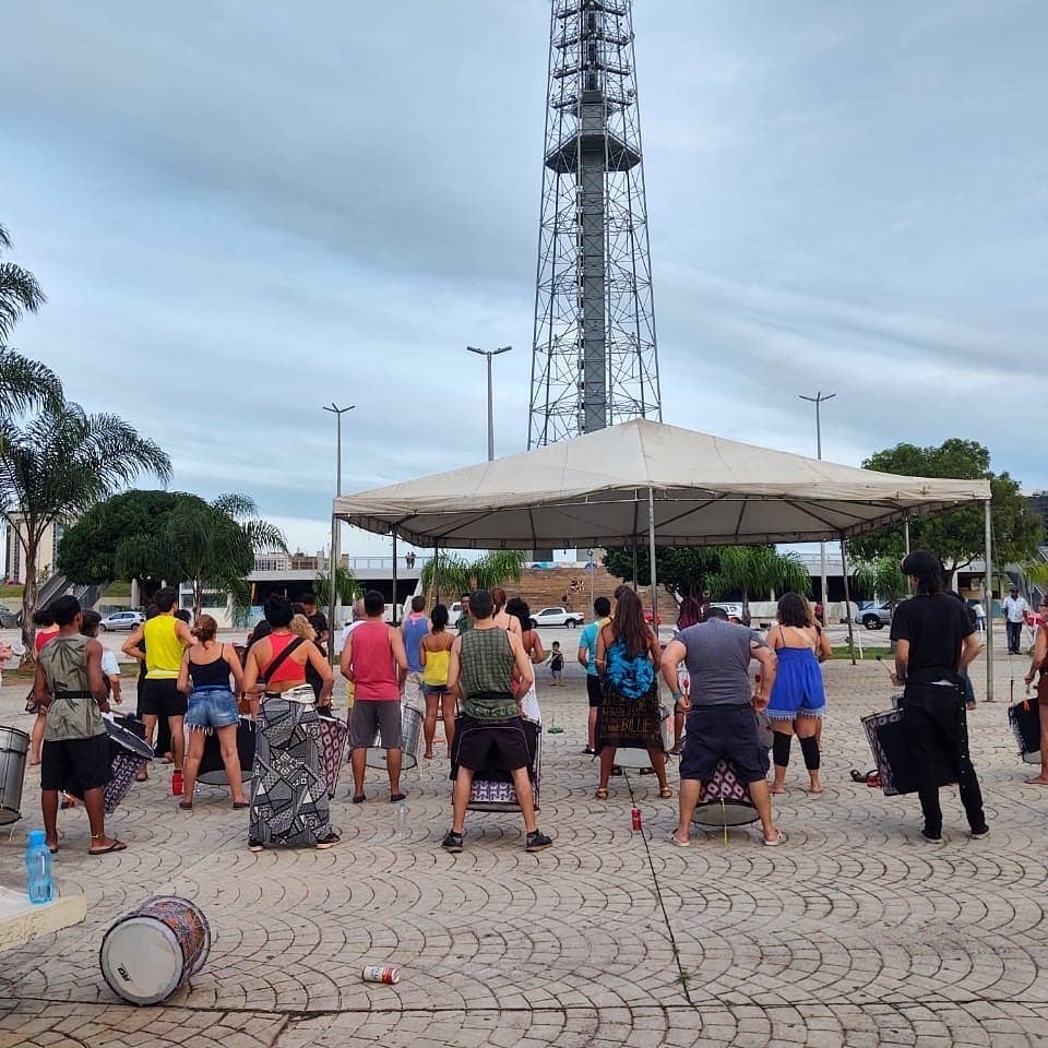 TODO 2º DOMINGO DO MÊS | Comboio Percussivo realIza ensaio aberto na Torre de TV