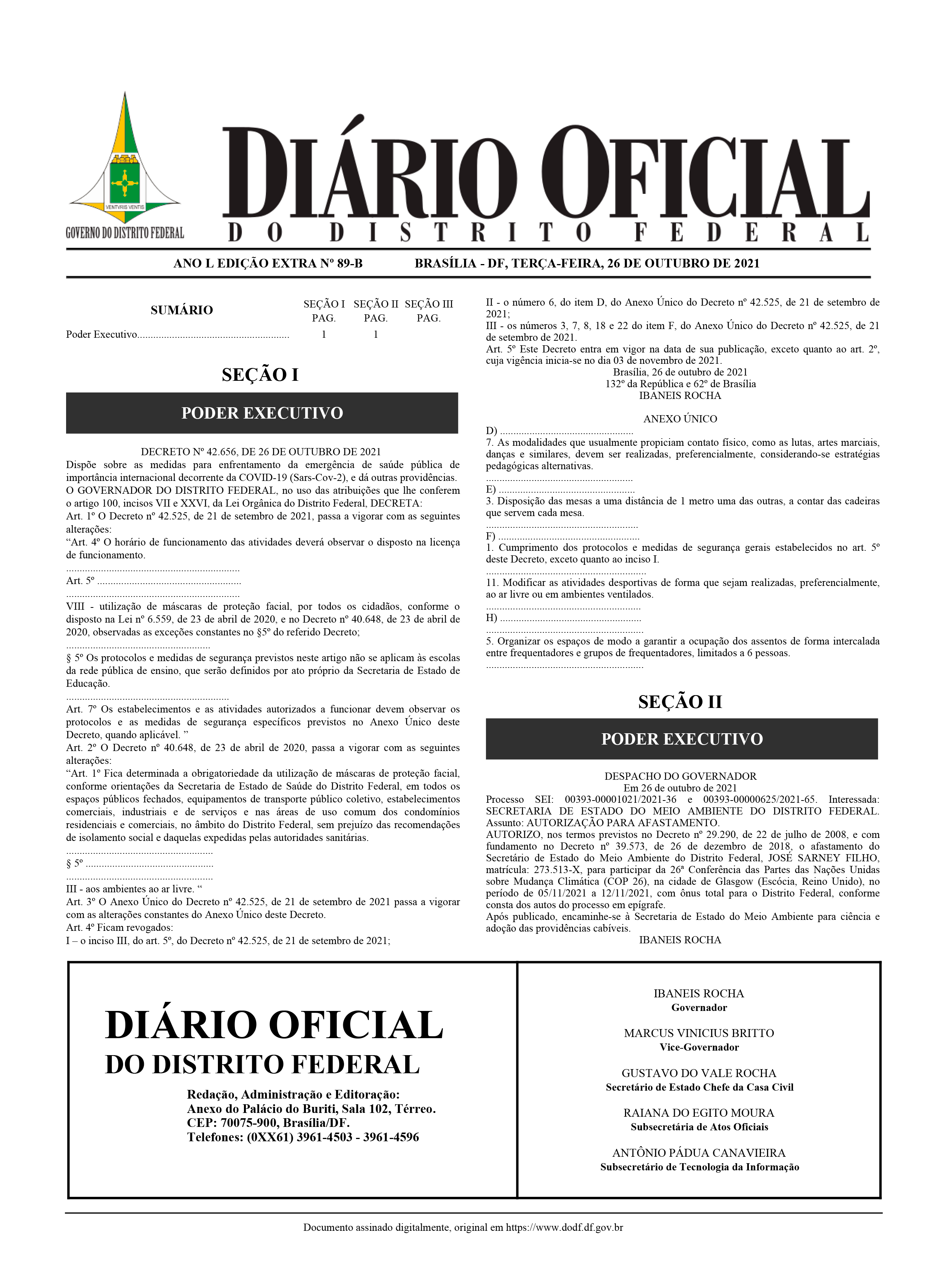 A PARTIR DO DIA 3/11 Ibaneis libera a população do uso de máscara em