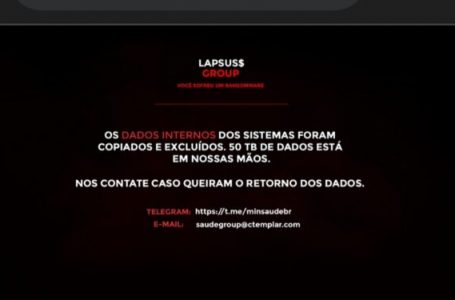 ATAQUE CIBERNÉTICO | Hackers invadem sites do Ministério da Saúde, roubam dados e exigem resgate