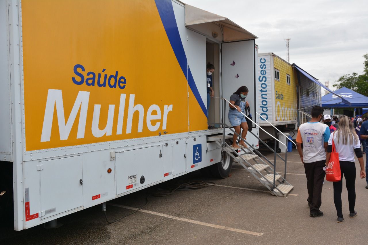 FECOMÉRCIO PERTO DE VOCÊ | Exames de mamografia e preventivos do Sesc-DF começaram a ser realizados nesta quinta-feira (28) em Santa Maria