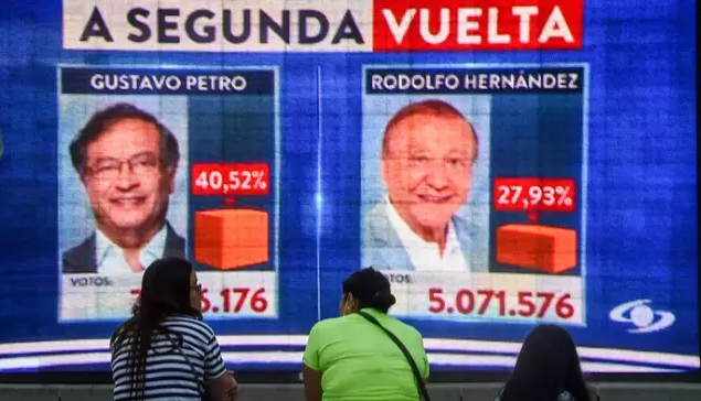 ELEIÇÕES NA COLÔMBIA | Ex-guerrilheiro e ‘Trump colombiano’ vão disputar o 2º turno no dia 19 de junho