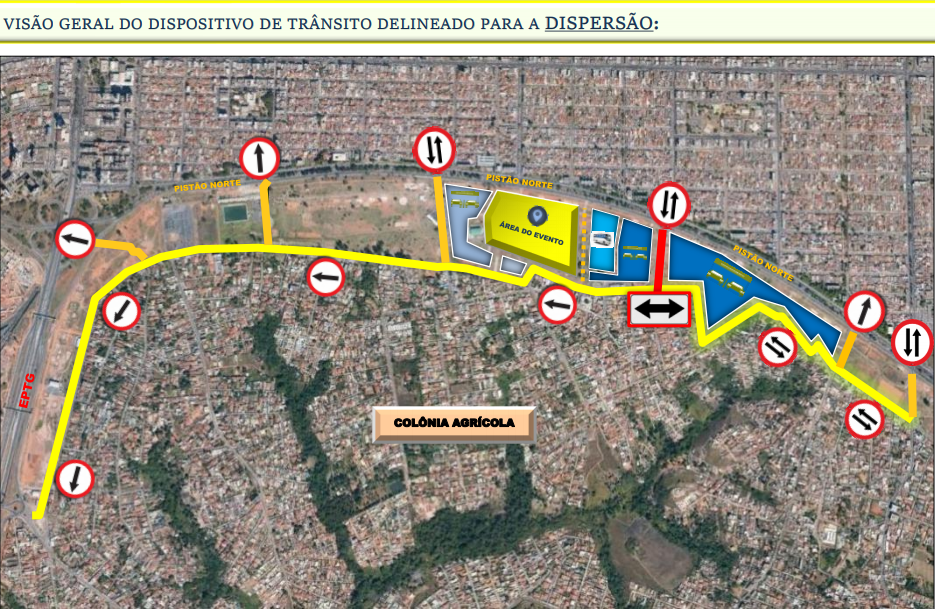 PENTECOSTES EM TAGUATINGA | Trânsito vai ser alterado no pistão norte e horário do metrô será ampliado no dom